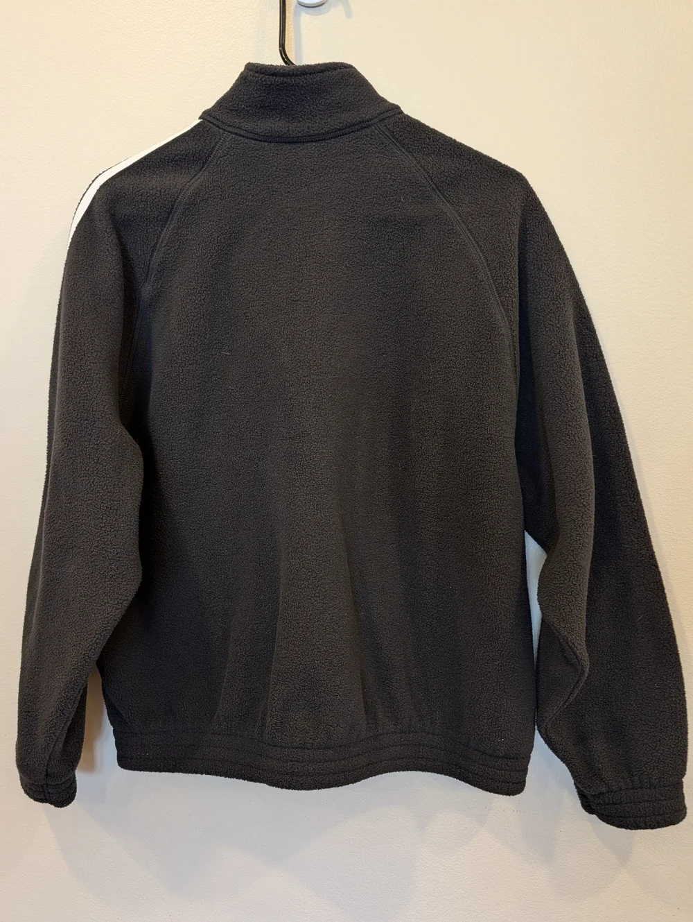 adidas Black Fleece PrimeGreen Quarter-Zip Jacket with White Stripes Size Small - Picture 6 of 6